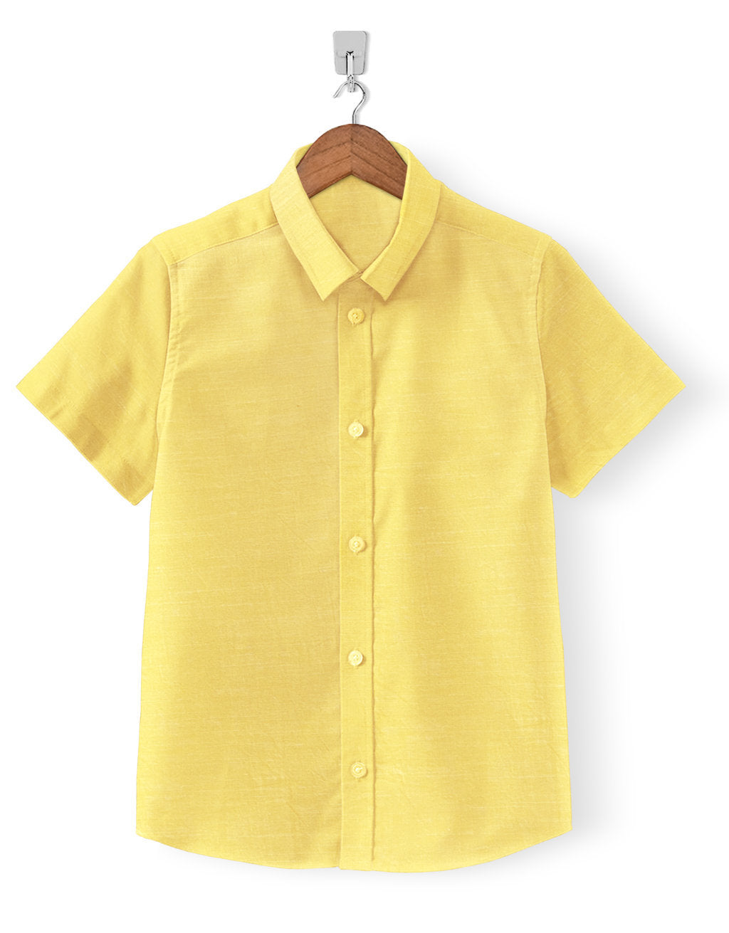 Casual Shirt - Fine Yellow Texture