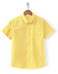Casual Shirt - Fine Yellow Texture