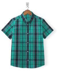 Casual Shirt-Mint Checkmate