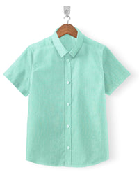 Casual Shirt - Sea Green Texture
